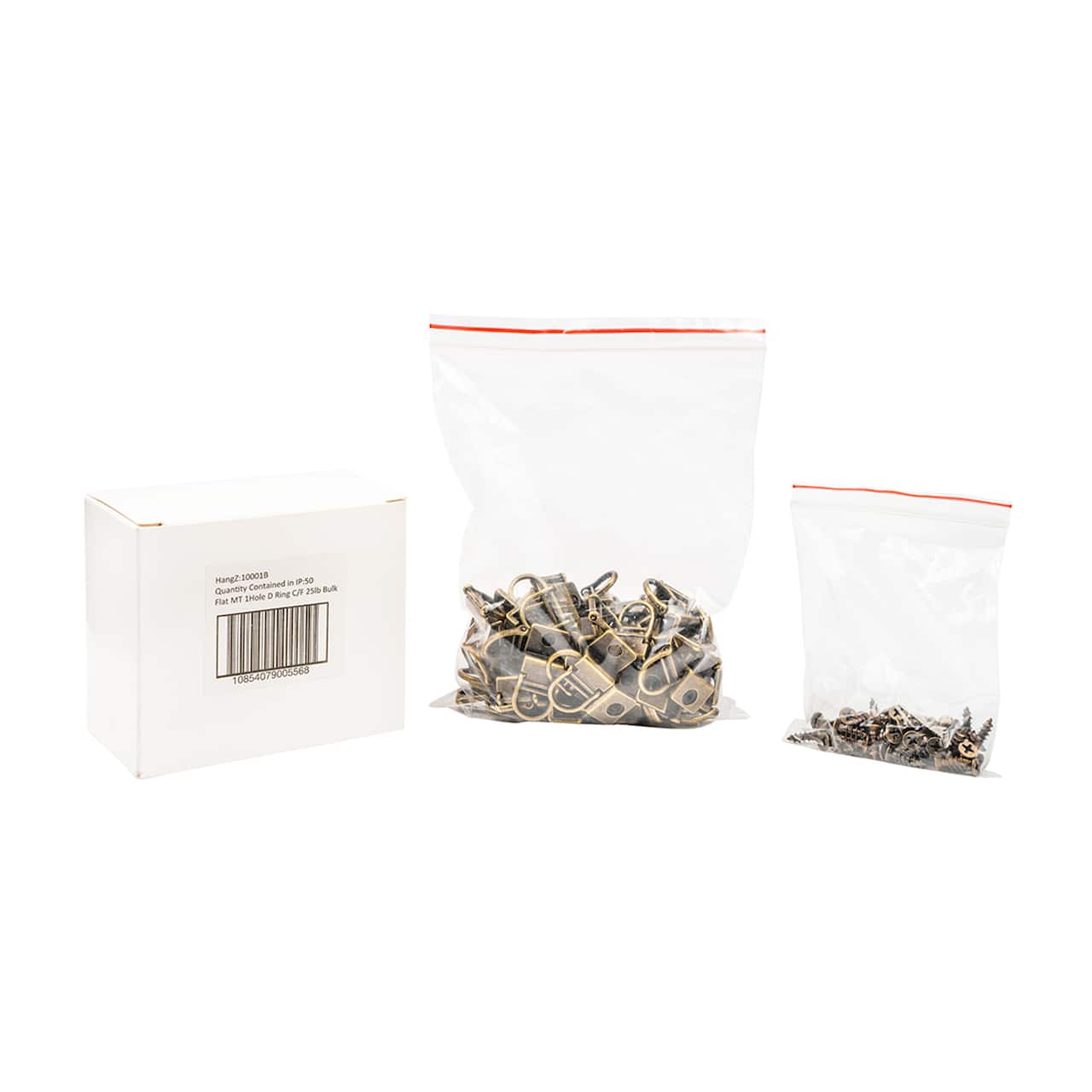 HangZ™ 25lb. Canvas 1 Hole D Ring Hangers, 50ct.